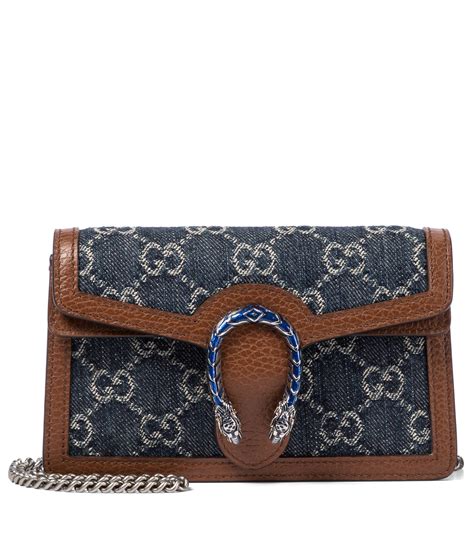 gucci super mini dionysus shoulder bag|Gucci dionysus denim bag.